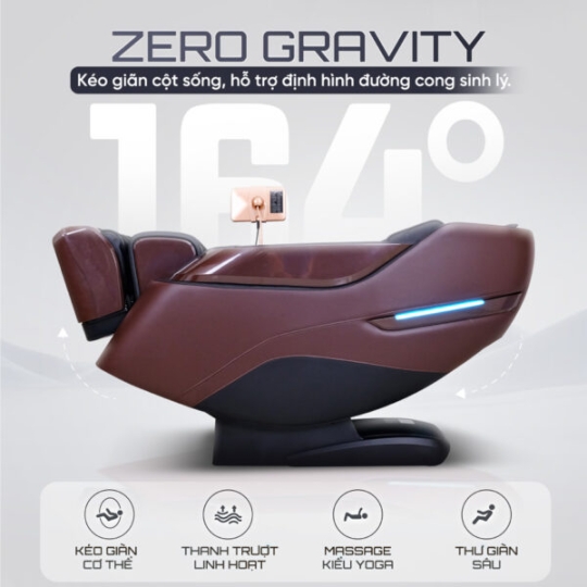 Ghế Massage Lifesport LS-379 – Đen Nâu