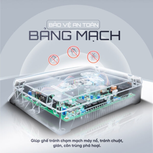 Ghế Massage Lifesport LS-379 – Đen Nâu Đỏ