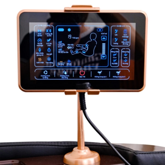 Ghế Massage Lifesport LS-379 – Đen Nâu Đỏ