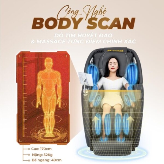 Ghế Massage Lifesport LS-555