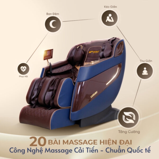 Ghế Massage Lifesport LS-666 – Blue